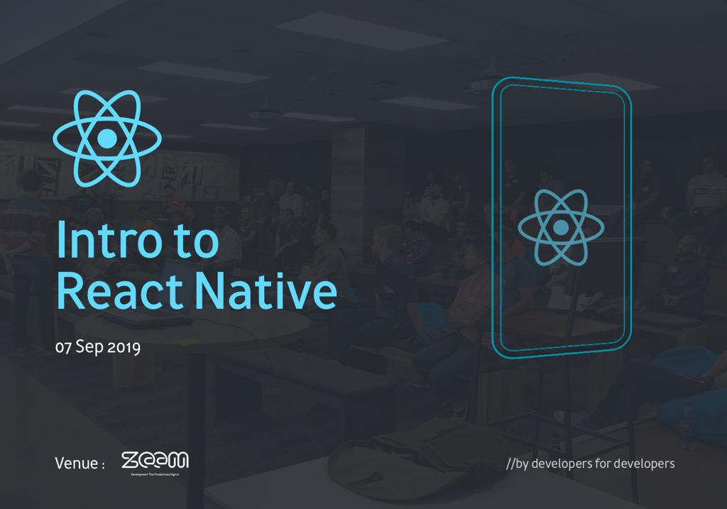 ZEEM: Intro to React Native l دعوة خاصة